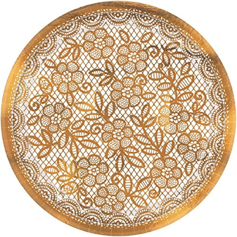 Delicate Lace Dessert Plates (8ct)