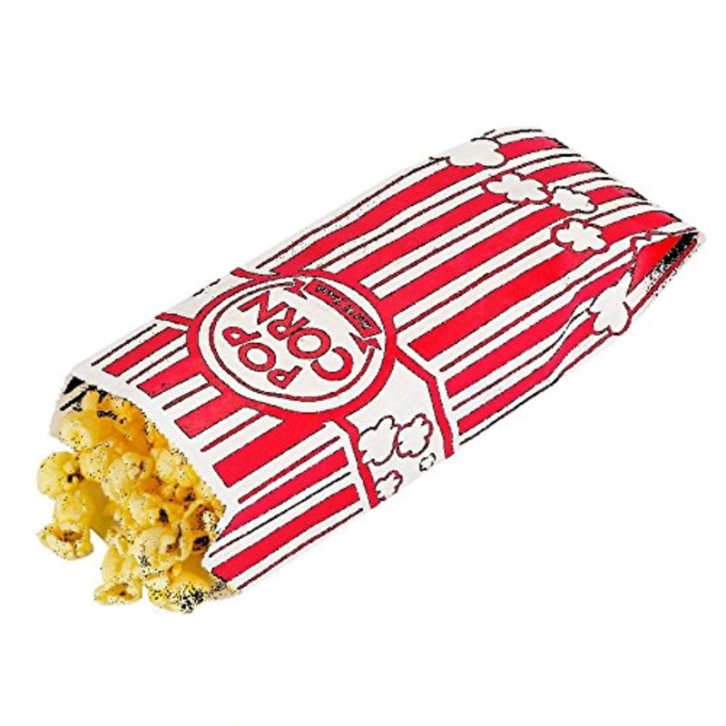 Sanrose Popcorn Bags . 0.6 oz. 7″ x 1 1/2″ x 3″ – appx.- 105 bags